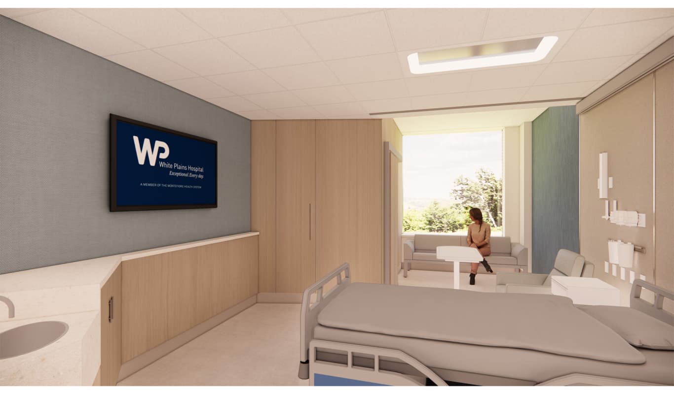 White Plains Hospital Patient Room